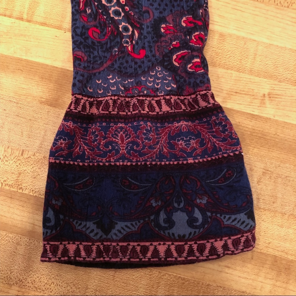 American Eagle Dress Boho Bell Sleeve XXS - Picture 2 of 4